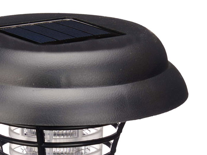 Ibergarden Balise Antimoustique Zapper 13 x 46 x 13 cm Noire Plastique Piles AA Incluses (Set de 6)