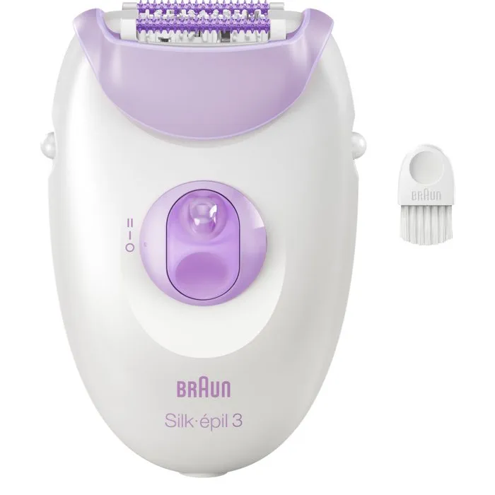 Braun SE3-031 Silképil 3 - Épilateur électrique - 2 modes - Blanc / Rose - Pour une peau douce durable Braun SE3-031 Silképil 3 - Épilateur électrique - 2 modes - Blanc / Rose - Pour une peau douce durable