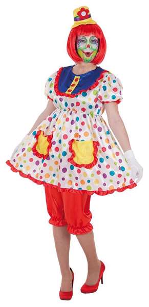 Creaciones Llopis - Déguisement Adulte Clown Tina, Taille L, Pour Adultes Creaciones Llopis - Déguisement Adulte Clown Tina, Taille L, Pour Adultes