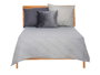 GIFTDECOR Couette Motif Eau Gris 240x260cm
