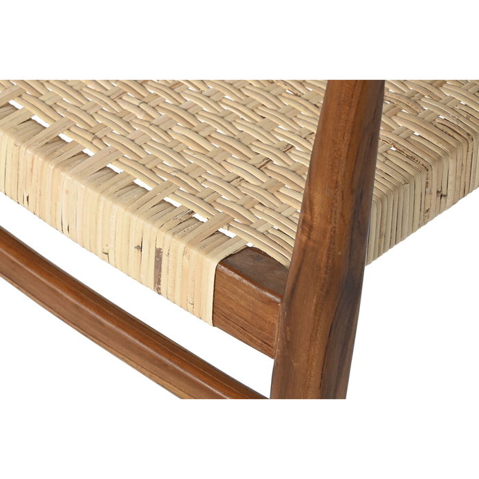 DKD Home Decor Chaise Marron Beige Naturel DKD Home Decor Chaise Marron Beige Naturel