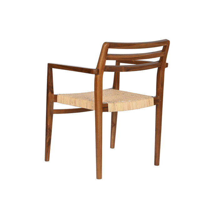 DKD Home Decor Chaise Marron Beige Naturel DKD Home Decor Chaise Marron Beige Naturel