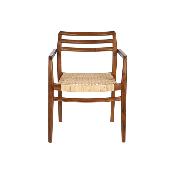 DKD Home Decor Chaise Marron Beige Naturel DKD Home Decor Chaise Marron Beige Naturel