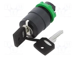 SCHNEIDER ELECTRIC Commutateur rotatif avec une clé 22mm 3 positions noir