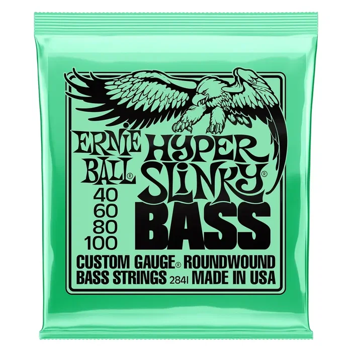 Ernieball Hyper Slinky Bass 40-100 Corder pour Basse Électrique 4 Cordes