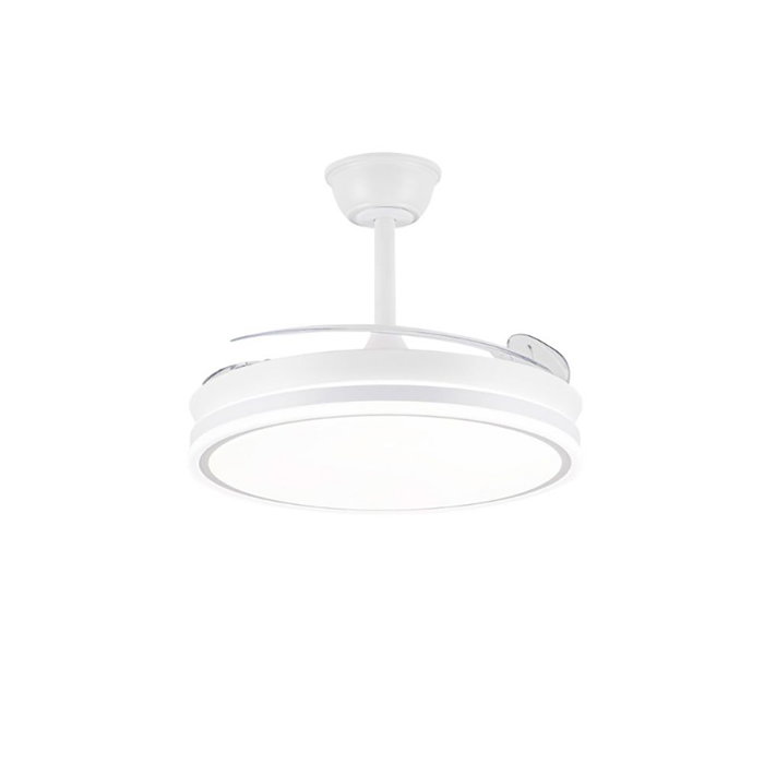 Ventilateur de Plafond CristalRecord EVO RETRAC Blanc 72 W
