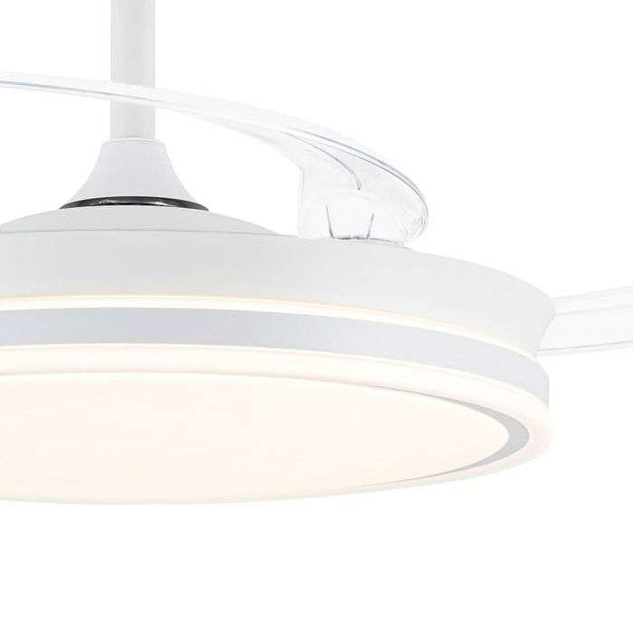 Ventilateur de Plafond CristalRecord EVO RETRAC Blanc 72 W