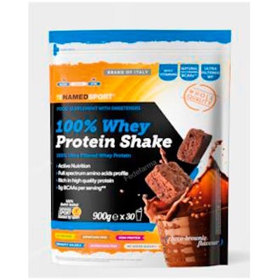 NAMED SPORT 100% WHEY PROTEIN SHAKE Choco-Brownie 900g NAMED SPORT 100% WHEY PROTEIN SHAKE Choco-Brownie 900g