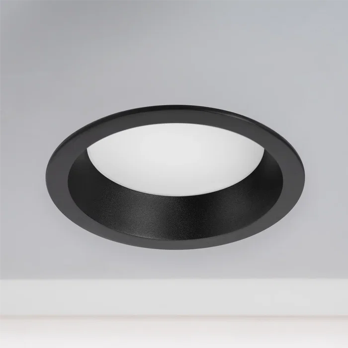 Foco Downlight Circular LED 20W 2000Lm 4000K UGR19 Negro