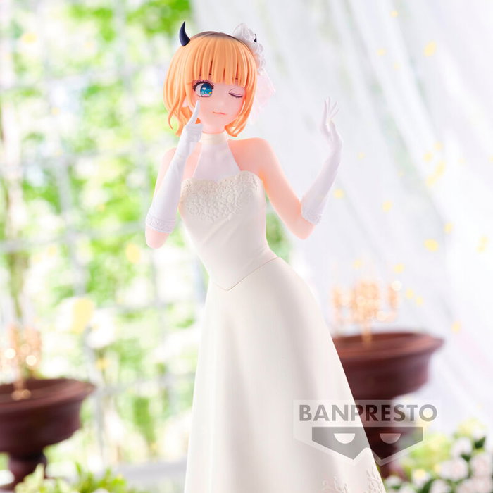 BANPRESTO - Figurine de collection MeMcho Oshi no Ko en robe de mariée, 20 cm