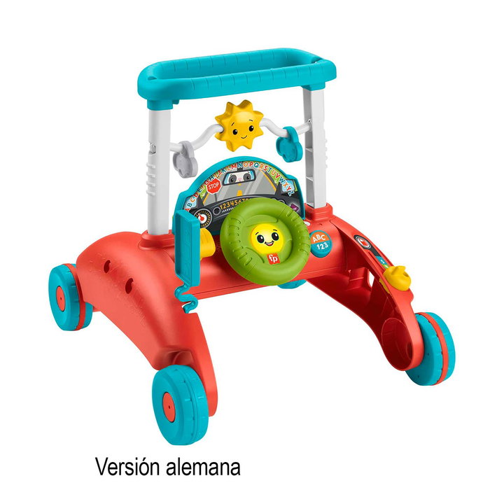 Fisher-Price Andador 2 Faces Allemand Steady Speed - Jouet d'Éveil Interactif avec Volant et Panneau de Contrôle, Smart Stages (3 Niveaux), Pour Enfants dès 6 Mois, Réf Hjp45 Fisher-Price Andador 2 Faces Allemand Steady Speed - Jouet d'Éveil Interactif avec Volant et Panneau de Contrôle, Smart Stages (3 Niveaux), Pour Enfants dès 6 Mois, Réf Hjp45