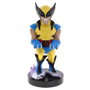 EXQUISITE GAMING Cable Guy Figurine Porte-Console Wolverine Marvel 21cm - Support pour Manettes PS5 DualSense, Xbox Series, Smartphones