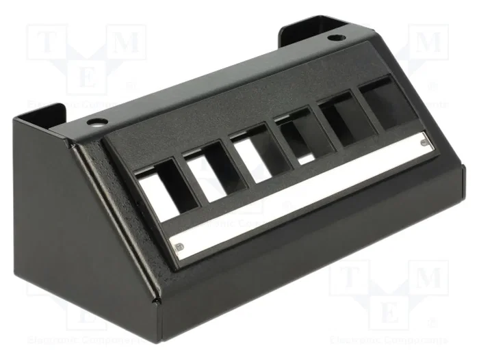 DELOCK Panneau de brassage Keystone 6 ports noir DELOCK Panneau de brassage Keystone 6 ports noir