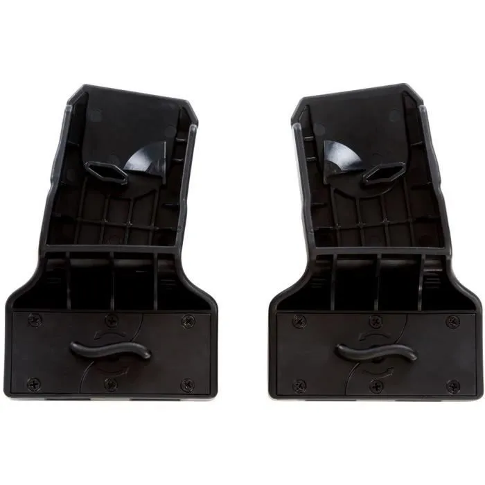 Hauck Adaptateurs Universels Cosy Noir pour Poussettes Vision X, Saturn, Apollo - Compatibles avec Sieges Auto Cybex, Kiddy, Maxi-Cosi et Drive N Care