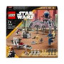 LEGO Star Wars Pack de Combat des Clone Troopers et Droides de Combat 75372 avec Speeder Bike et figurines