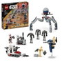 LEGO Star Wars Pack de Combat des Clone Troopers et Droides de Combat 75372 avec Speeder Bike et figurines