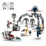 LEGO Star Wars Pack de Combat des Clone Troopers et Droides de Combat 75372 avec Speeder Bike et figurines