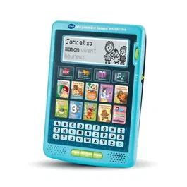 Vtech - Ma Première Liseuse Interactive Enfant 3-7 Ans, Multicolore - Apprentissage Lecture, 10 Contes, Alphabet