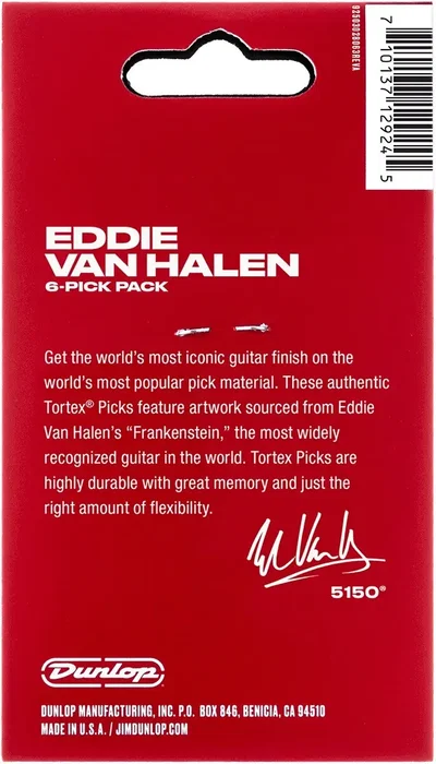 DUNLOP Pack de 6 médiators signature EVH Frankenstein - 50 mm