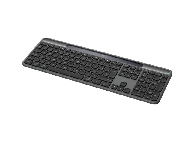 Logitech Signature Slim Solar+ K980 for Business Clavier sans Fil Solaire QWERTY Espagnol