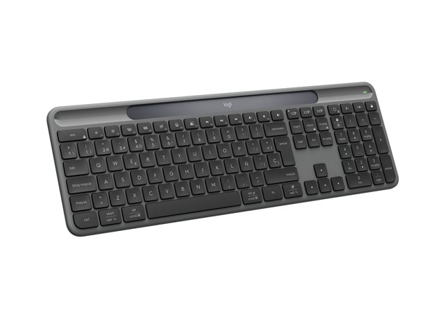 Logitech Signature Slim Solar+ K980 for Business Clavier sans Fil Solaire QWERTY Espagnol