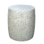 BigBuy Home Tabouret Terrazzo Noir 40 x 40 x 45 cm