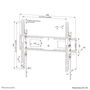 Support de TV Neomounts WL35-750BL18 43"