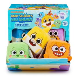 WOWWEE Lot de 12 petites peluches Baby Shark avec sons