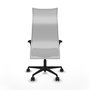 Piqueras Y Crespo Fauteuil Albacete avec mécanisme synchrone, Noir et Blanc