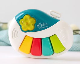 KioKids Piano Musical Éducatif pour Bébé avec Lumières, Mélodies et Notes Multicolores, Jouet Sensoriel pour Enfants à Partir de 6 Mois