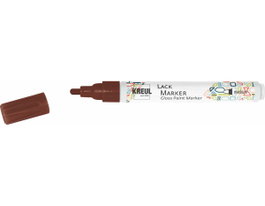 Kreul LACK MARKKER Marqueur à encre brillante marron pointe moyenne 2-4mm