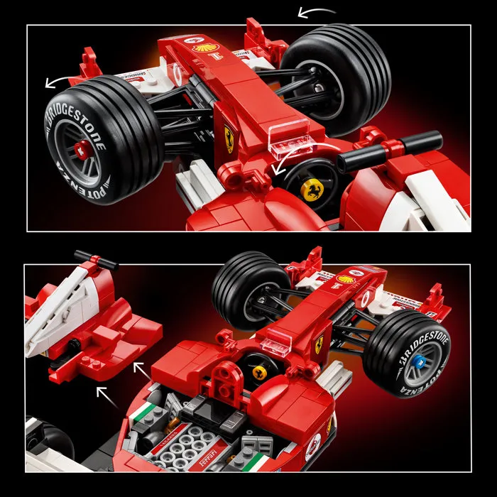 LEGO Icons Ferrari F2004 et Michael Schumacher