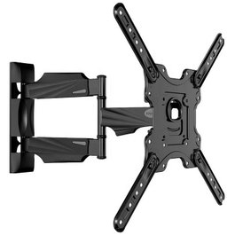 Ernitec Support mural pour 1 moniteur de 32 à 60 pouces, inclinaison -5° à +8°, pivot 180°, compatible VESA 100x100 à 400x400, charge 31,8 kg