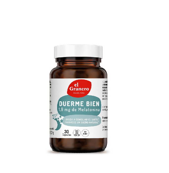 EL GRANERO DUERME BIEN 30 capsules VEGAN EL GRANERO DUERME BIEN 30 capsules VEGAN