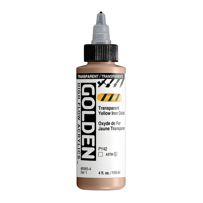 Golden Peinture Acrylique High Flow Oxido Amarillo Transparente 118 ml Golden Peinture Acrylique High Flow Oxido Amarillo Transparente 118 ml
