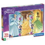 CLEMENTONI Puzzle 104 Pièces Princeses Disney pour Enfants - Dimensions 37,9 x 26,9 cm