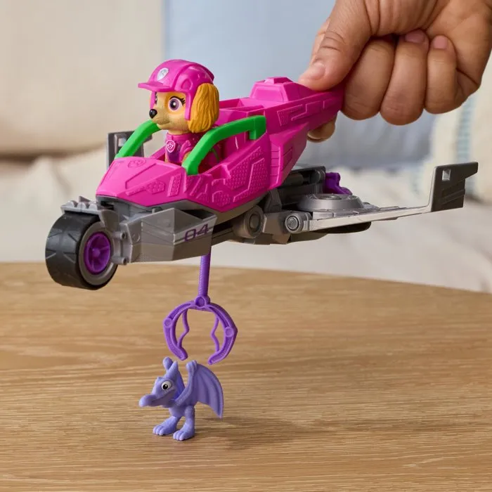 Paw Patrol Véhicule et Figurine Stella - La Pat' Patrouille - Le Film Mission Dino