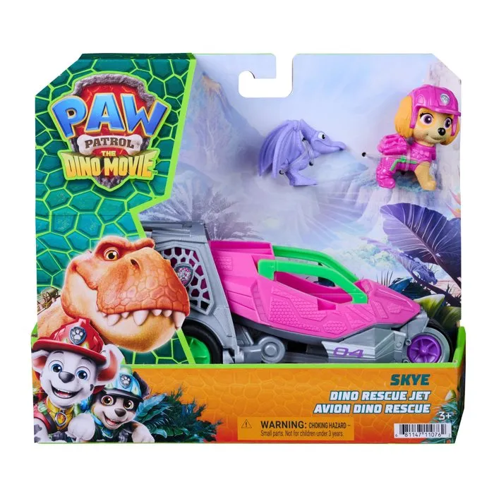 Paw Patrol Véhicule et Figurine Stella - La Pat' Patrouille - Le Film Mission Dino