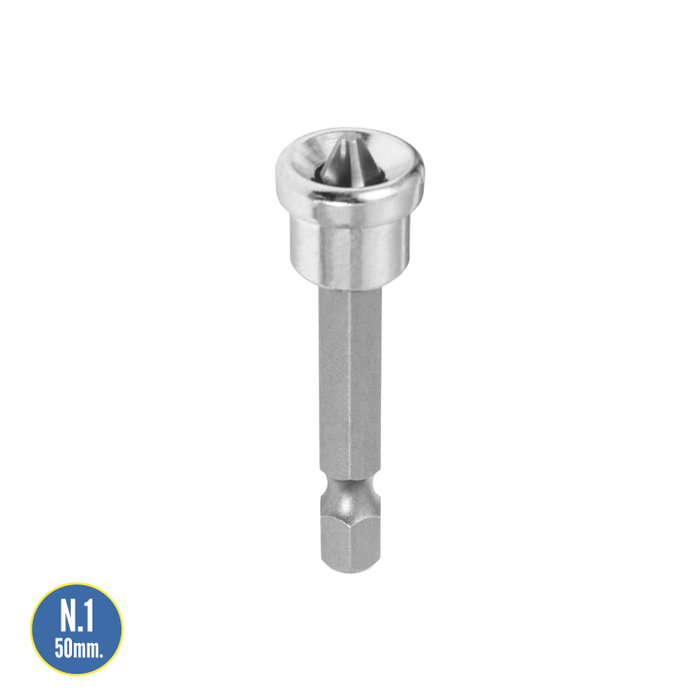 WOLFPACK LINEA PROFESIONAL Embout de vissage PH2 50 mm pour Placo (Lot de 5) WOLFPACK LINEA PROFESIONAL Embout de vissage PH2 50 mm pour Placo (Lot de 5)
