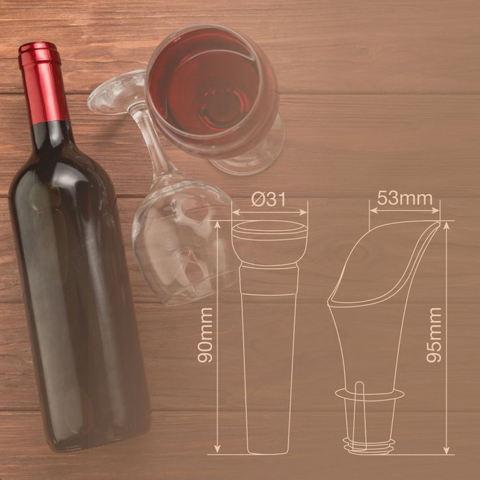 GSC Evolution Set de 4 pièces : tire-bouchon, pompe à vide, serveur de vin et anneau antigoutte GSC Evolution Set de 4 pièces : tire-bouchon, pompe à vide, serveur de vin et anneau antigoutte