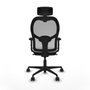 Piqueras y Crespo Chaise de Bureau 2D036N2 Blanc