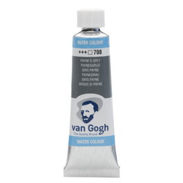Van Gogh Aquarelle en tube 10 ml Gris Payne 708