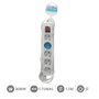 GSC Evolution Multiprise série Standard 5 prises avec interrupteur, 1,5 m, blanc
