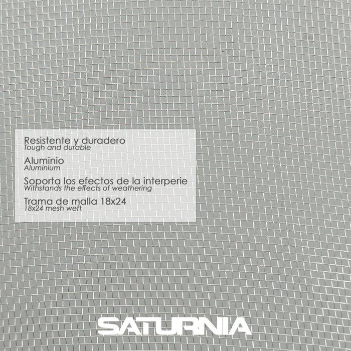 WOLFPACK LINEA PROFESIONAL Toile moustiquaire aluminium 150 cm x 30 m WOLFPACK LINEA PROFESIONAL Toile moustiquaire aluminium 150 cm x 30 m