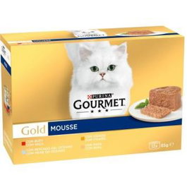 PURINA VET Gourmet Gold Assortiment de Mousses 12x85g