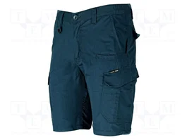 LAHTI PRO Short de protection bleu marine XL slim-fit