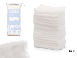 BERILO Bolsa de algodón Zig Zag Blanco 50g