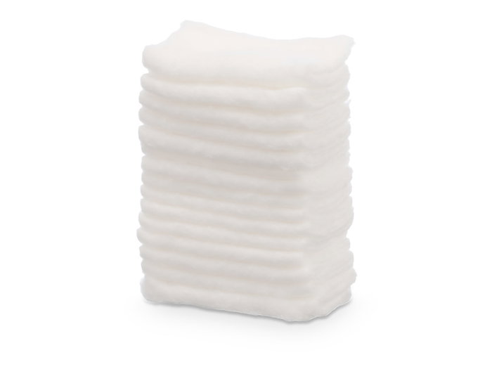 BERILO Bolsa de algodón Zig Zag Blanco 50g