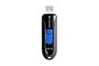 Transcend JetFlash 790 Clé USB 3.1 Gen 1 Rétractable 256 Go - Compacte sans Capuchon avec Connecteur Coulissant