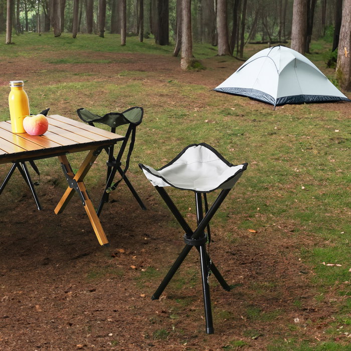 Home Deco Factory Tabouret de Camping Pliable